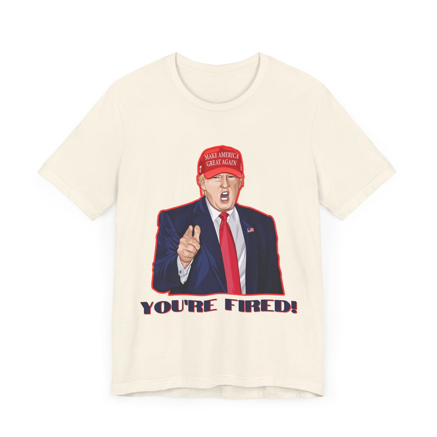 Trump "YOU'RE FIRED!" Cartoon Art III - Unisex T-Shirt