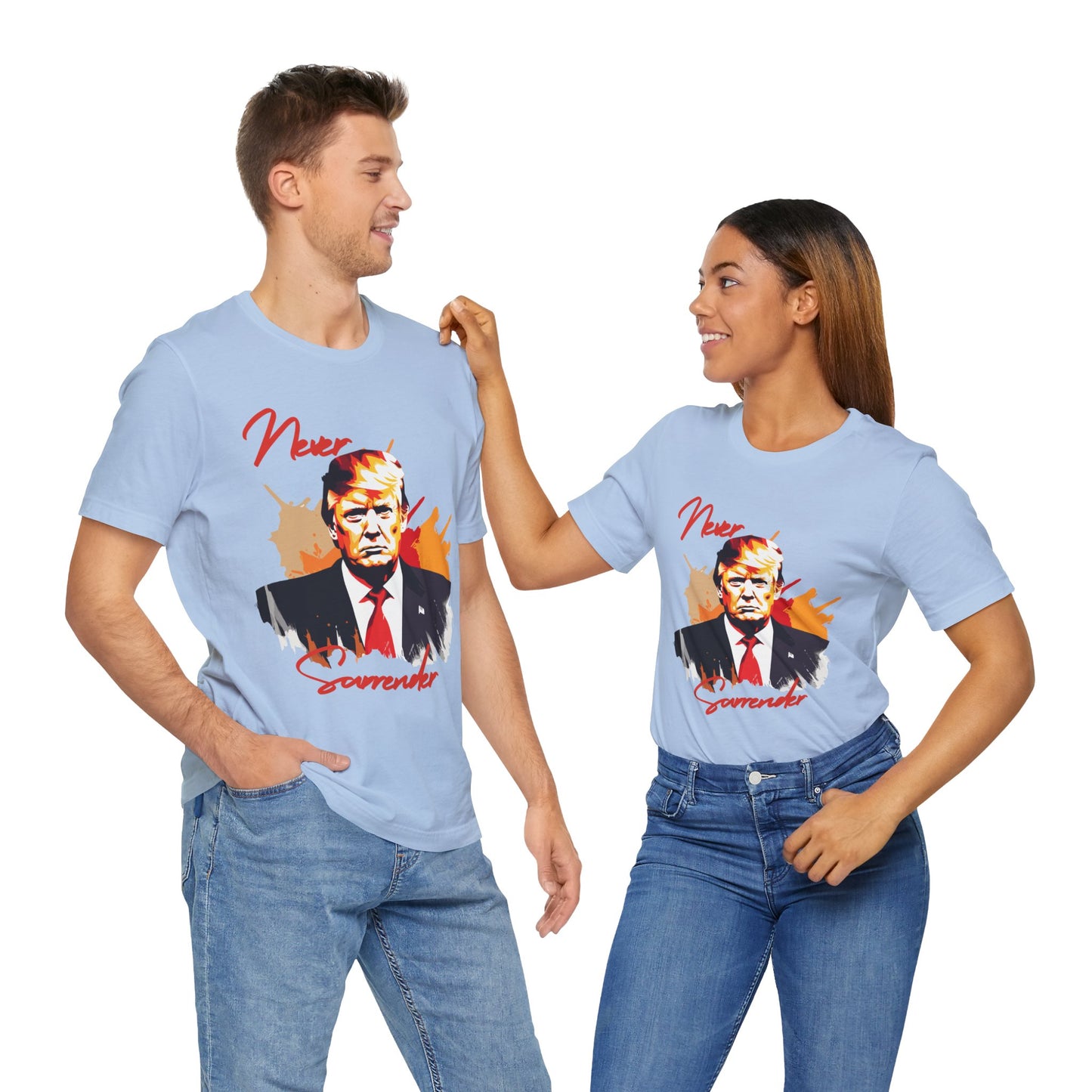 Trump Never Surrender - Unisex T-Shirt