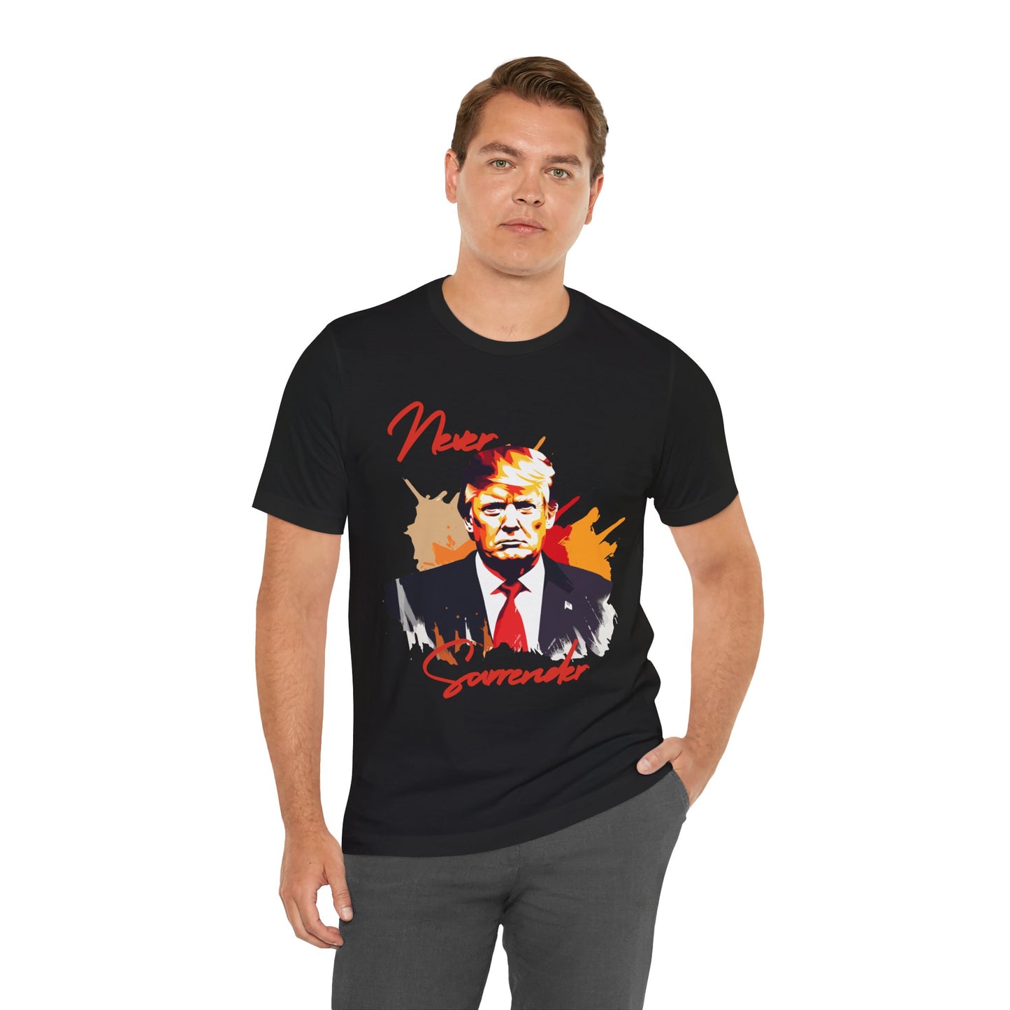 Trump Never Surrender - Unisex T-Shirt