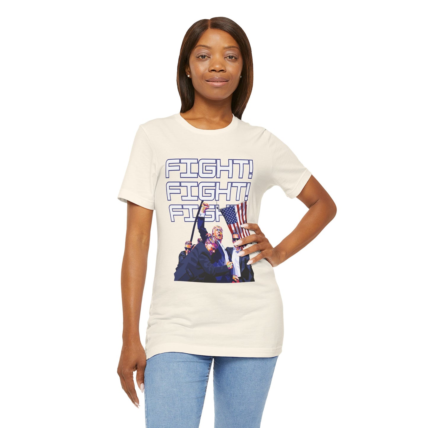 Trump Defiance FIGHT! FIGHT! FIGHT! I - Unisex T-Shirt