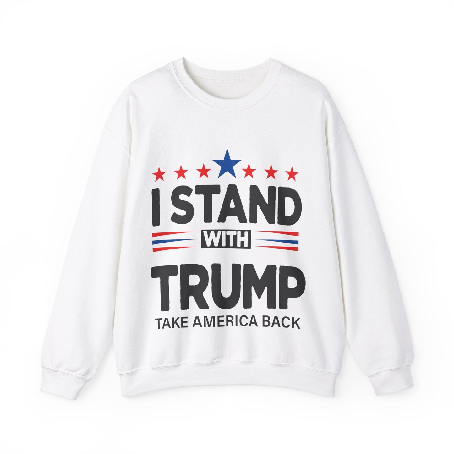 I Stand With Trump - Unisex Sweatshirt - American Apostle - Sport Grey