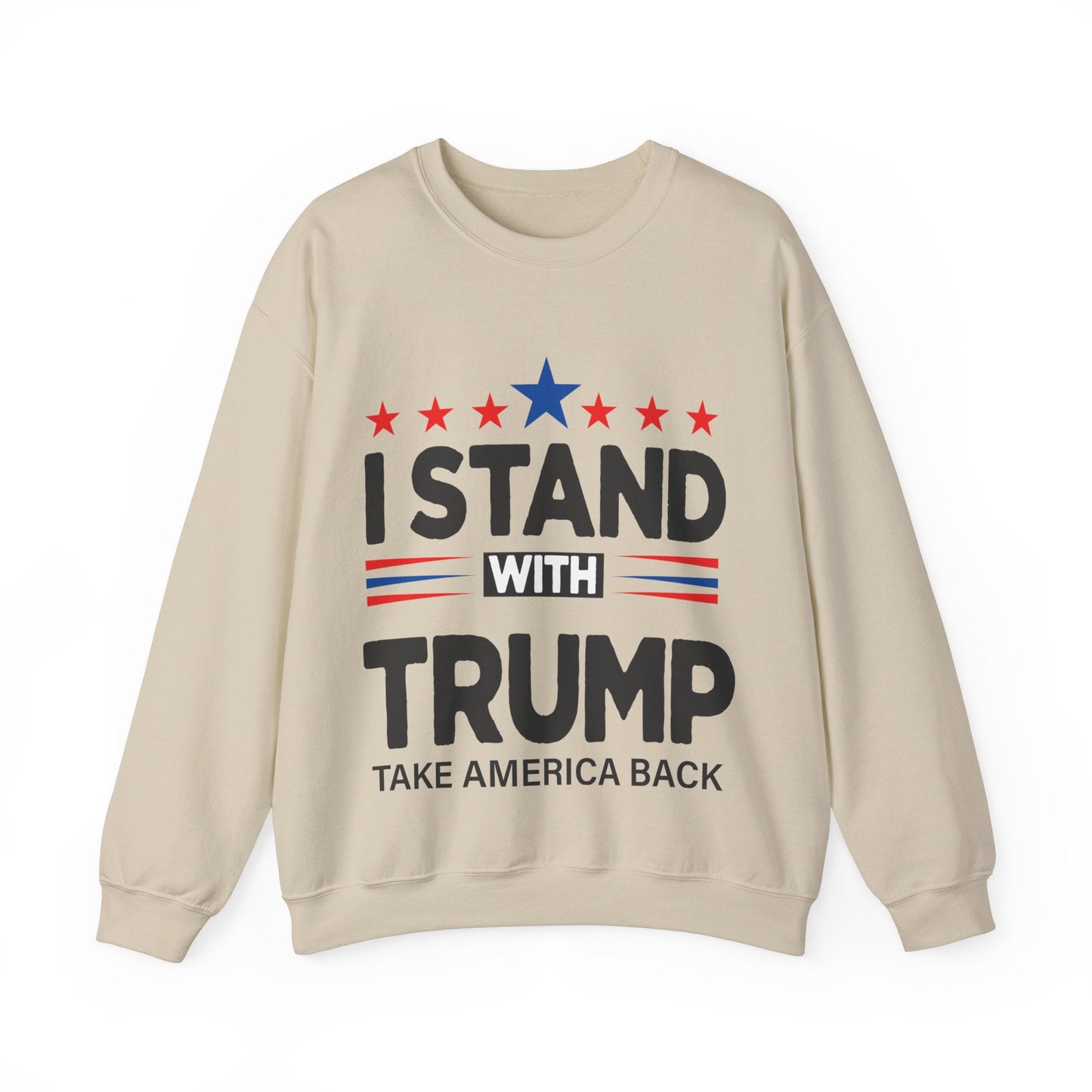 I Stand With Trump - Unisex Sweatshirt - American Apostle - Red