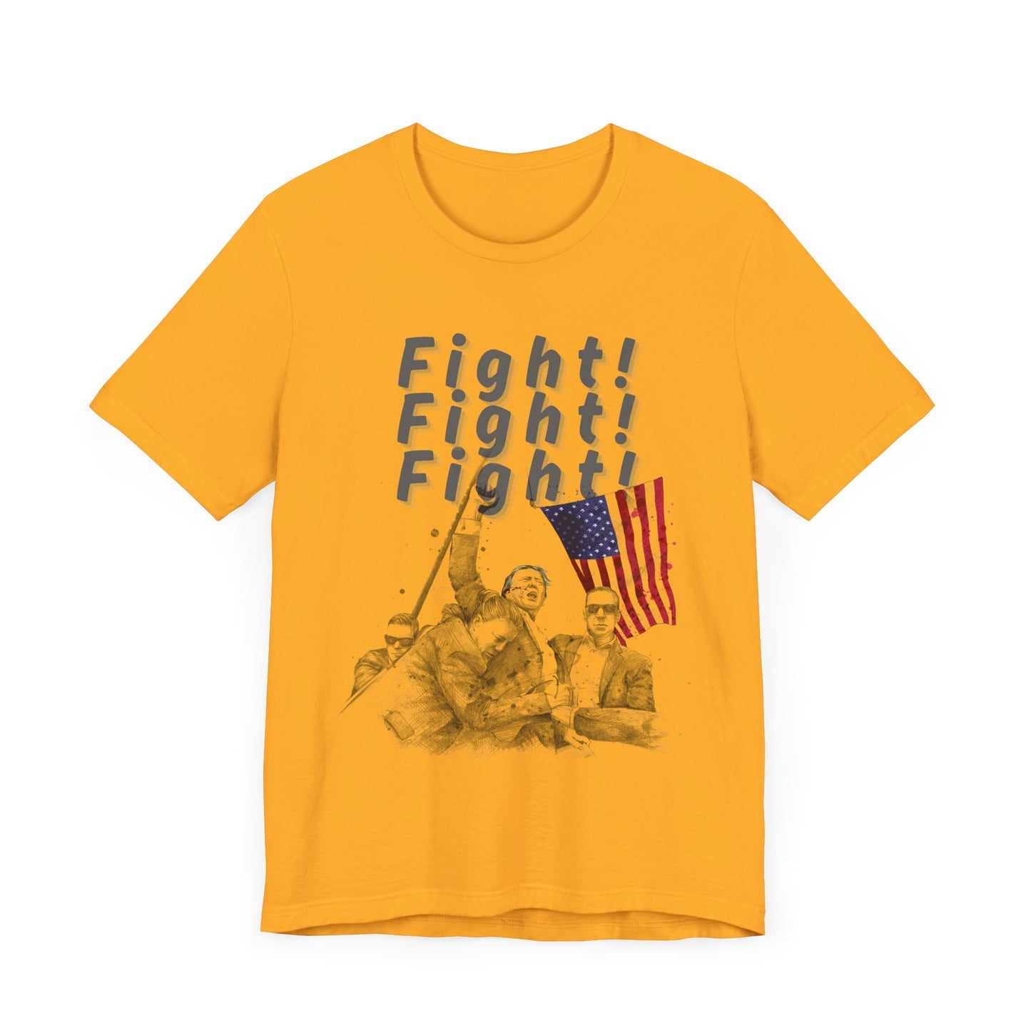 Trump Defiance Fight! Fight! Fight! - Unisex T-Shirt