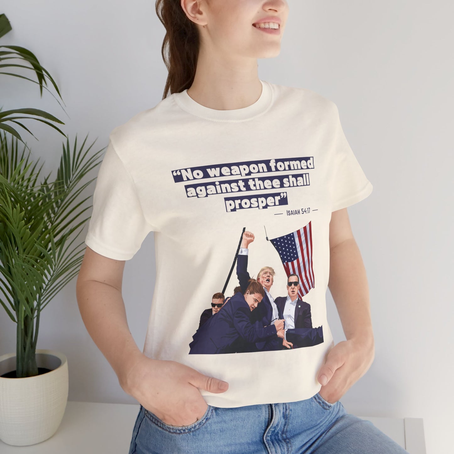 Trump Defiance [Isaiah 54:17] - Unisex T-Shirt