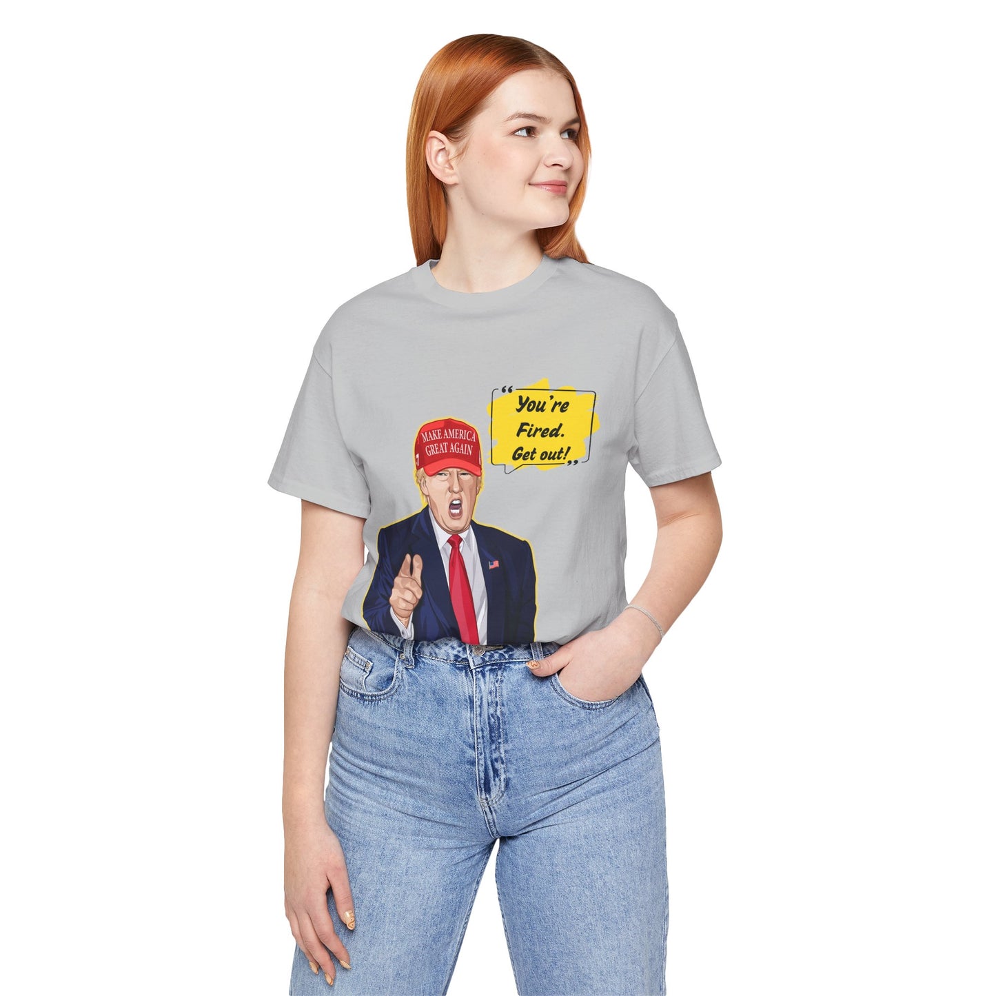 Trump "YOU'RE FIRED!" Cartoon Art - Unisex T-Shirt