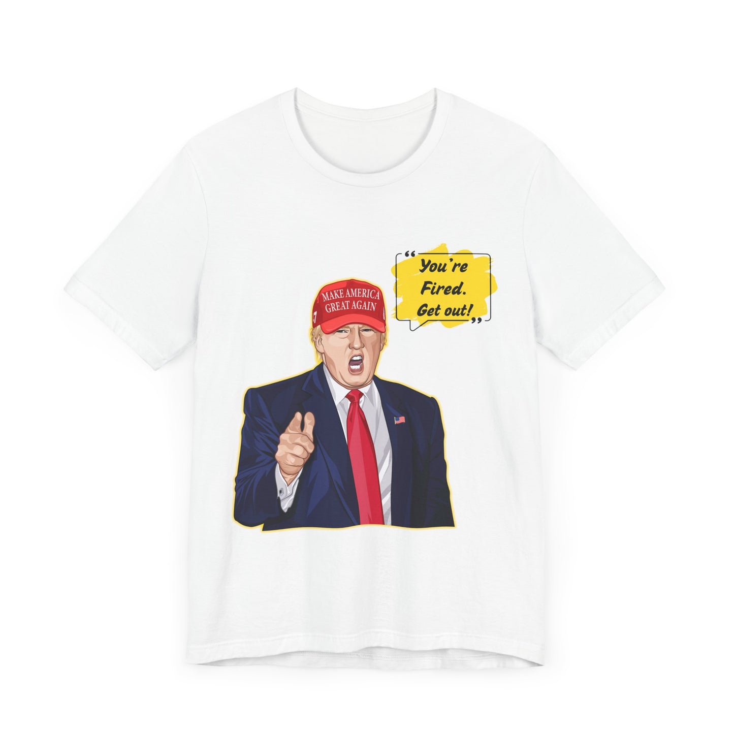 Trump "YOU'RE FIRED!" Cartoon Art - Unisex T-Shirt