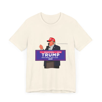 Trump Defiance Bullet Dodger [Pop Art] - Unisex T-Shirt