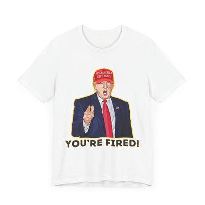 Trump "YOU'RE FIRED!" Cartoon Art IV - Unisex T-Shirt