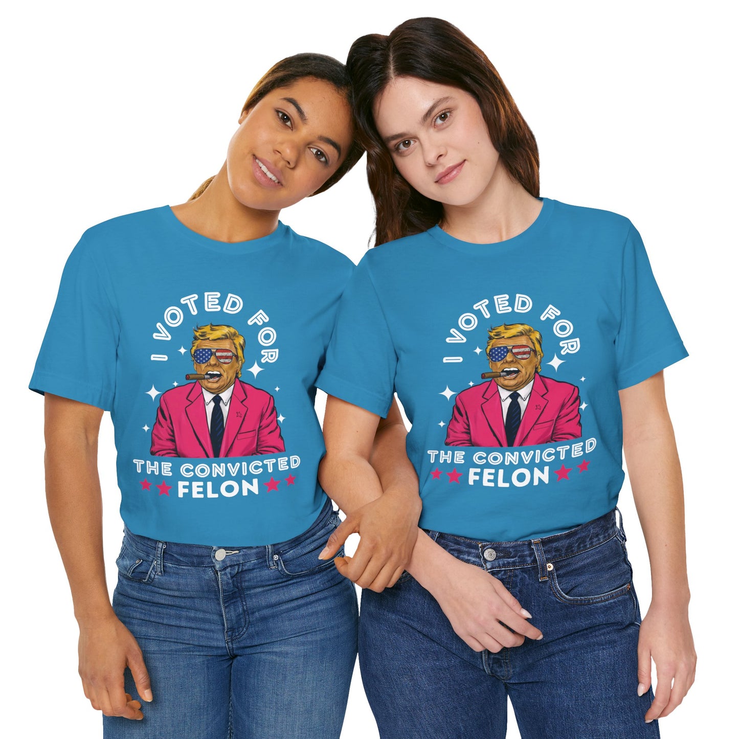 Trump I VOTED FOR THE CONVICTED FELON - Unisex T-Shirt