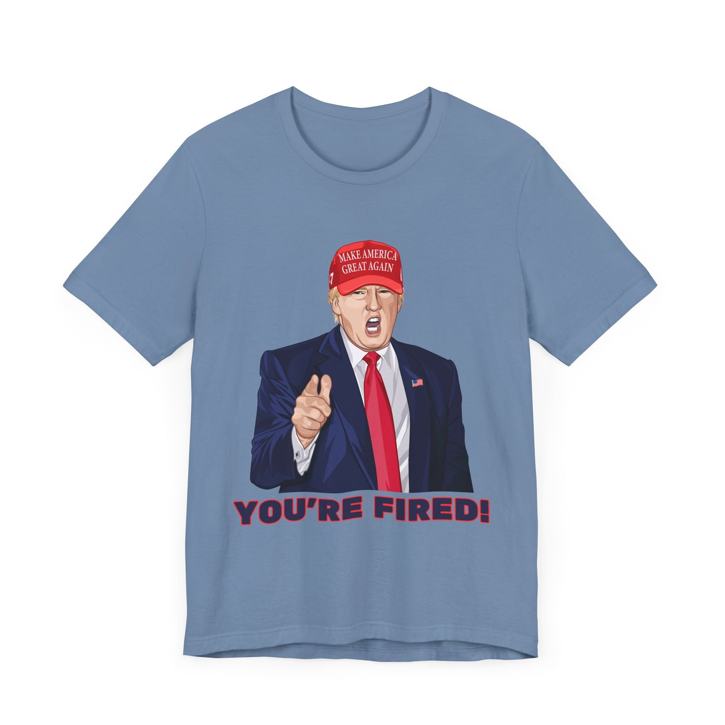 Trump "YOU'RE FIRED!" Cartoon Art VII - Unisex T-Shirt