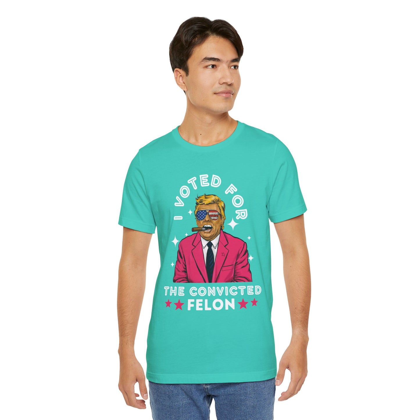 Trump I VOTED FOR THE CONVICTED FELON - Unisex T-Shirt