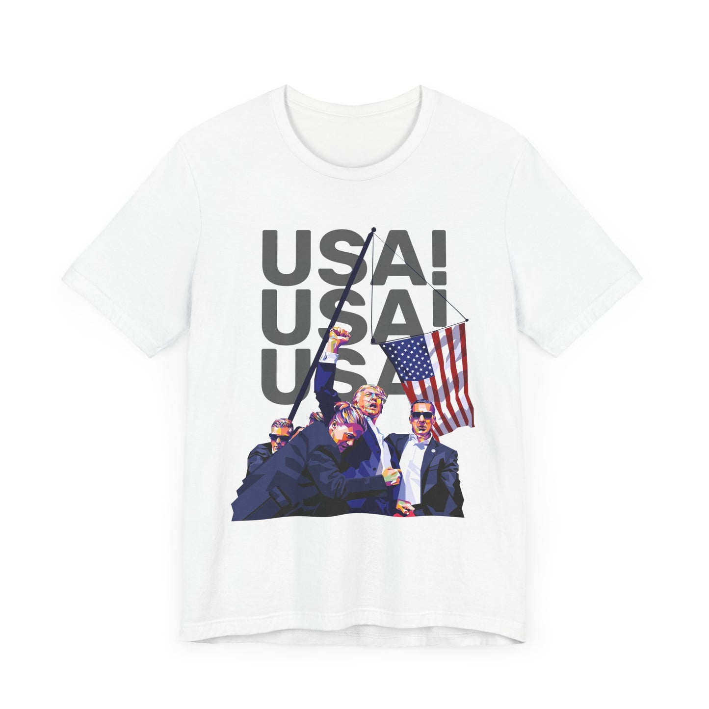 Trump Defiance USA! USA! USA! II - Unisex T-Shirt