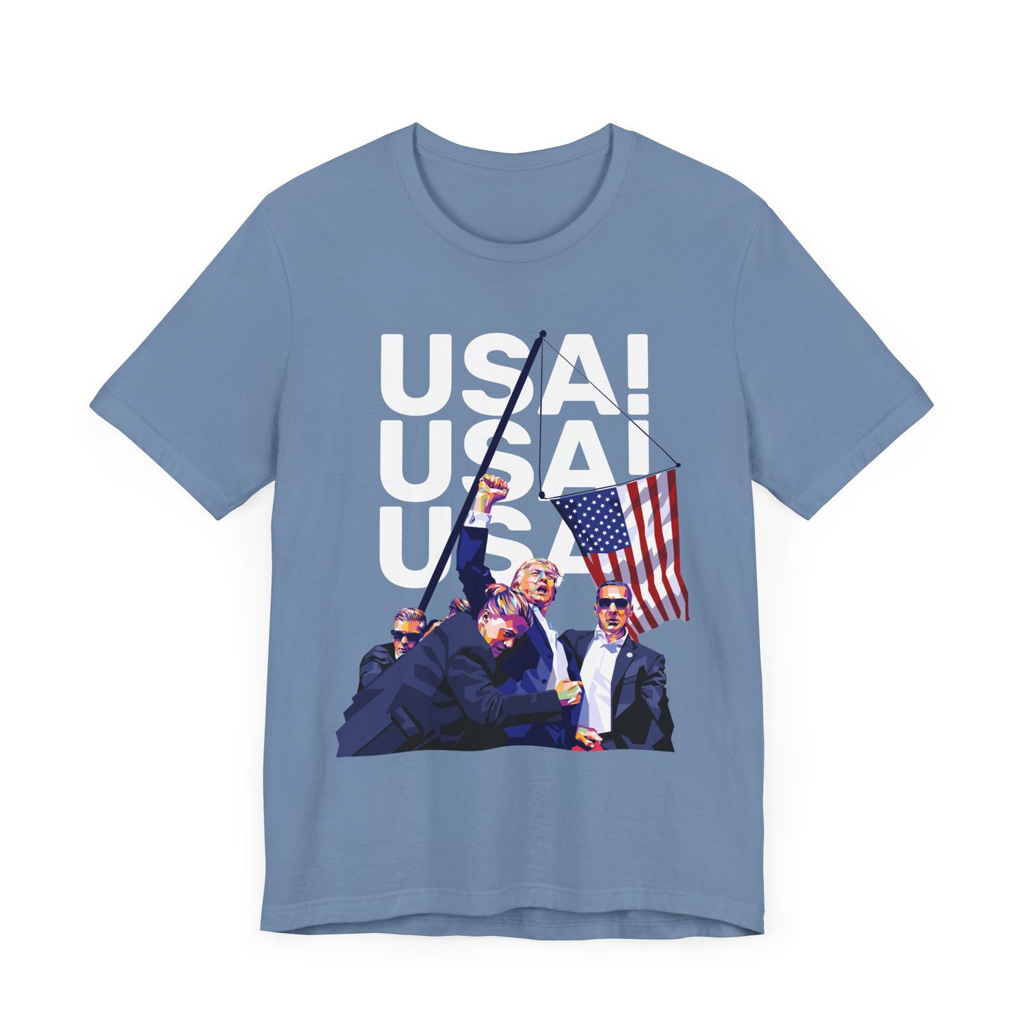 Trump Defiance USA! USA! USA! II - Unisex T-Shirt