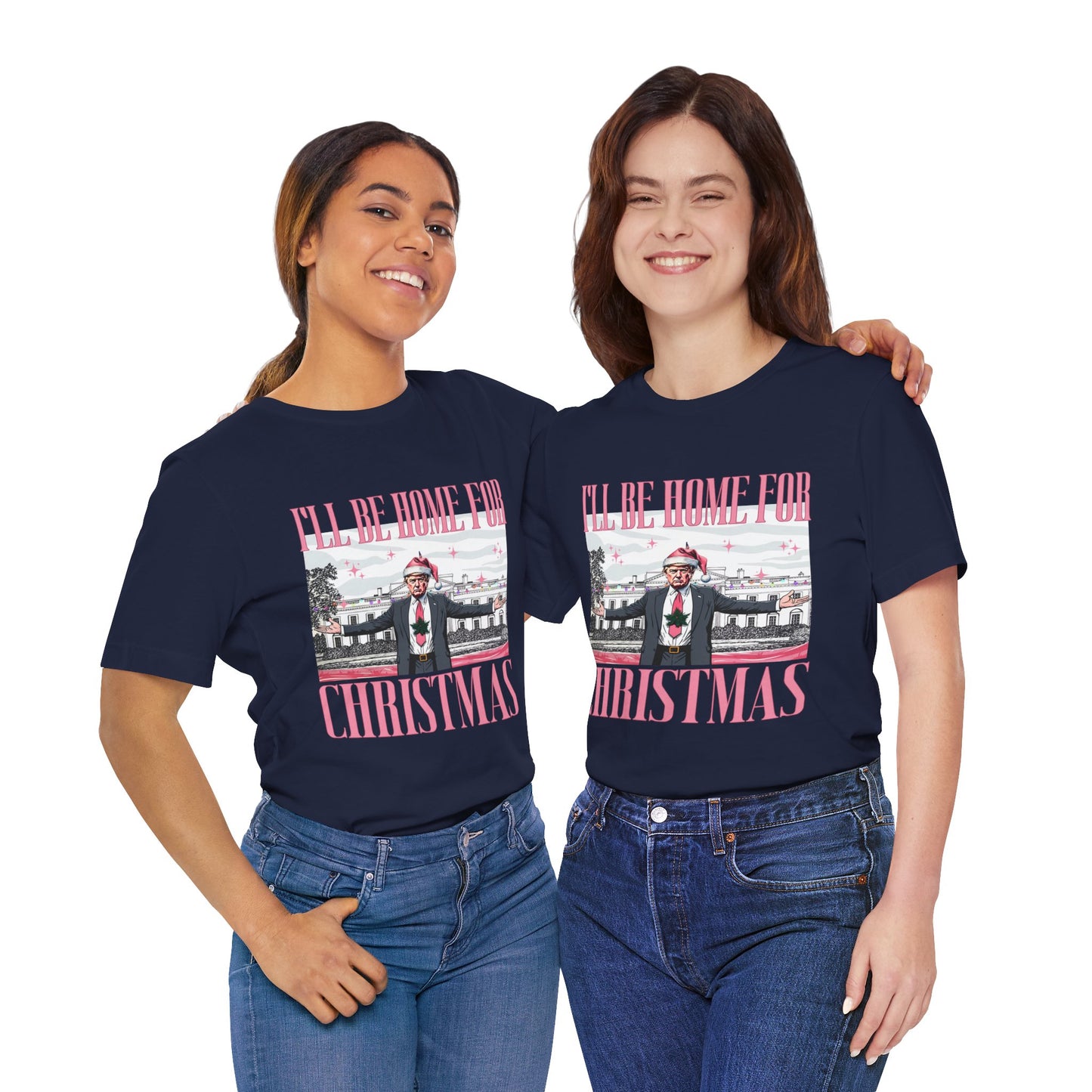 Trump I'll Be Home for Christmas II - Unisex T-Shirt