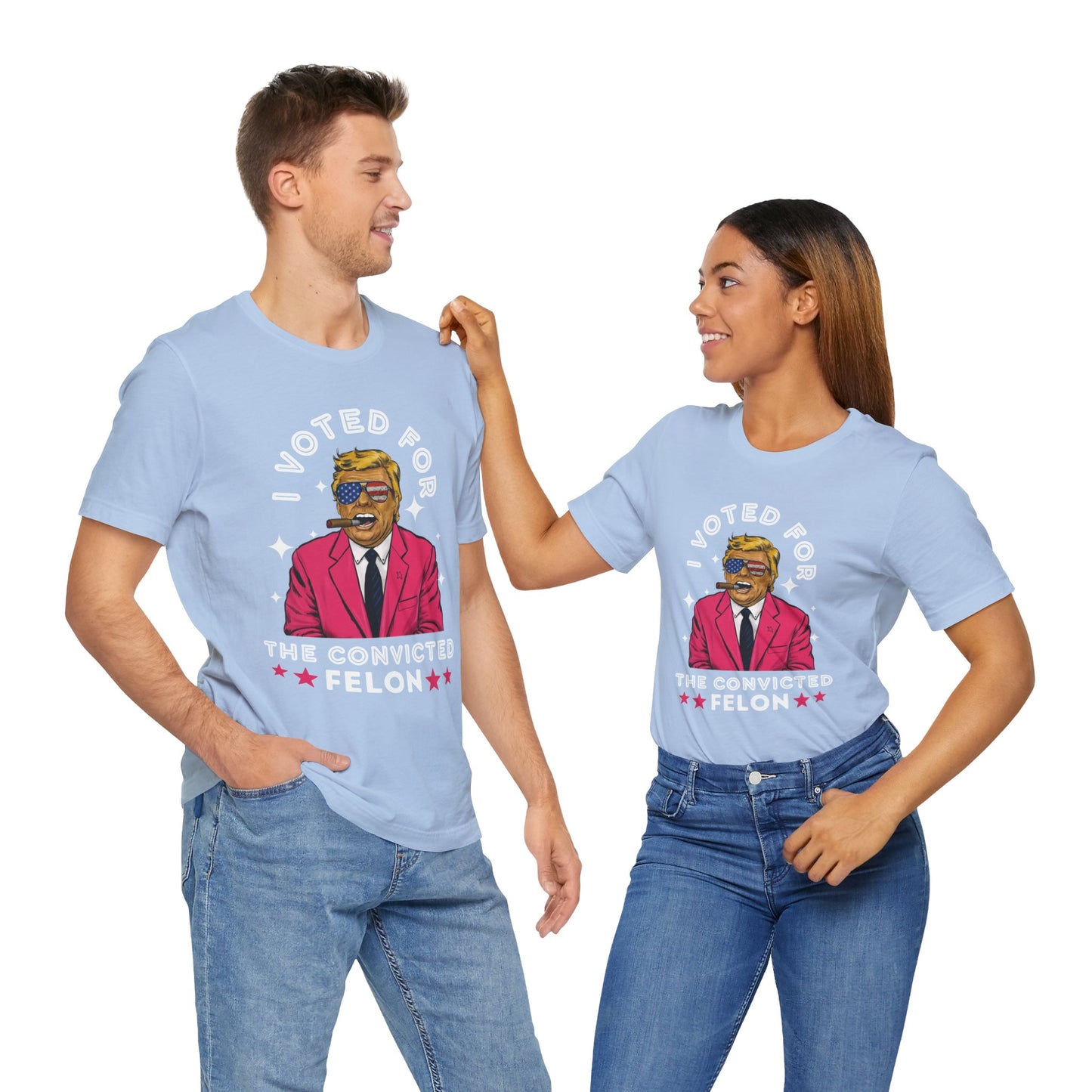 Trump I VOTED FOR THE CONVICTED FELON - Unisex T-Shirt