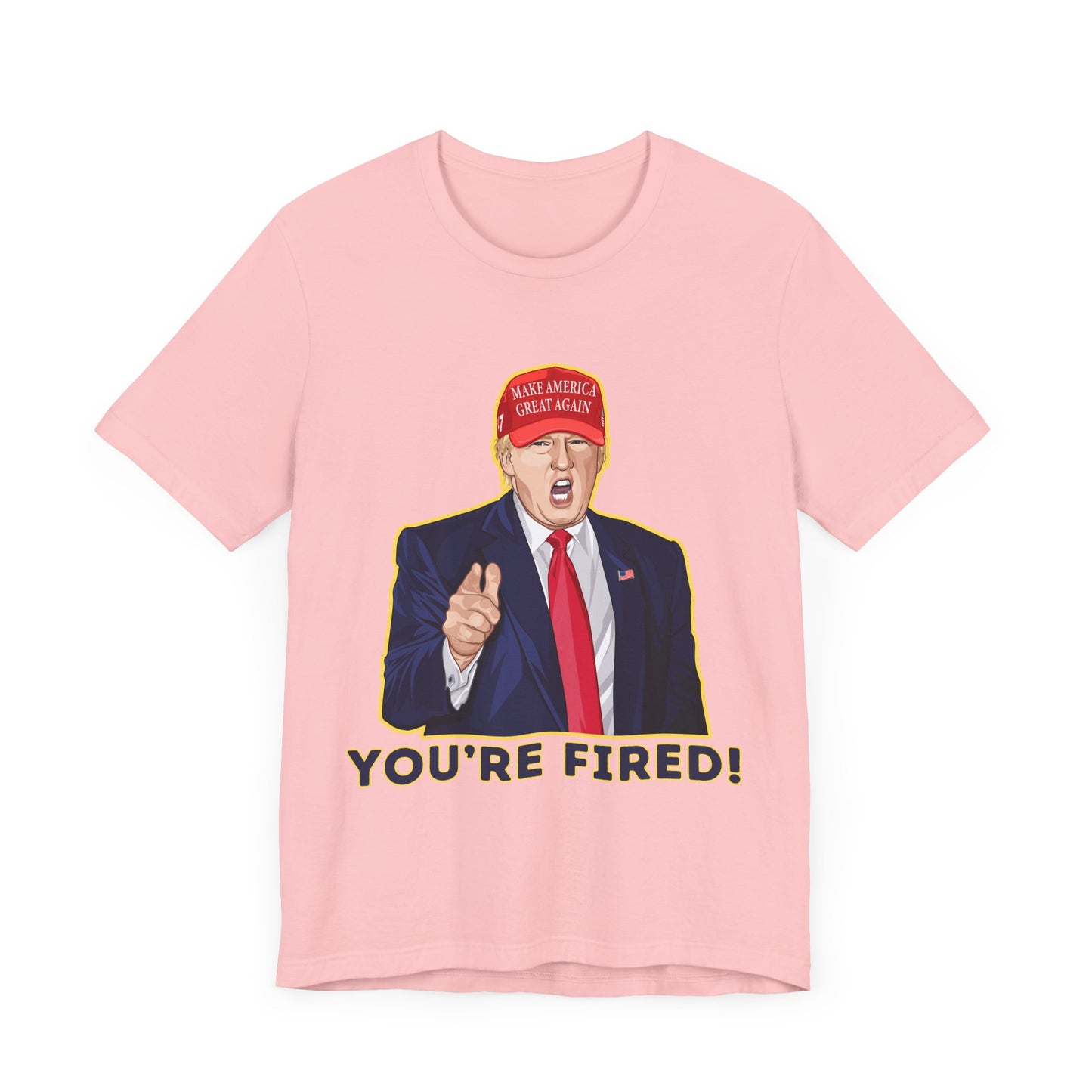 Trump "YOU'RE FIRED!" Cartoon Art IV - Unisex T-Shirt