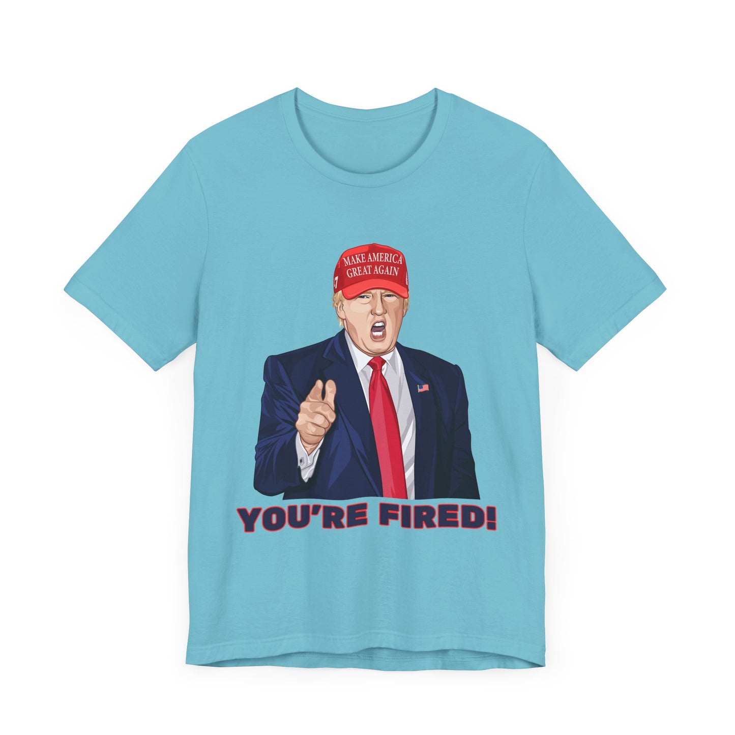 Trump "YOU'RE FIRED!" Cartoon Art VII - Unisex T-Shirt