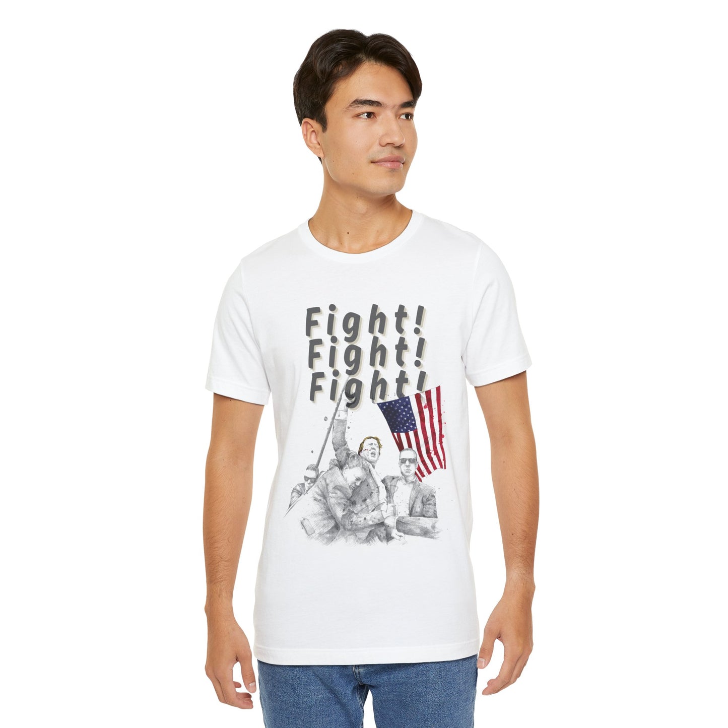 Trump Defiance Fight! Fight! Fight! - Unisex T-Shirt