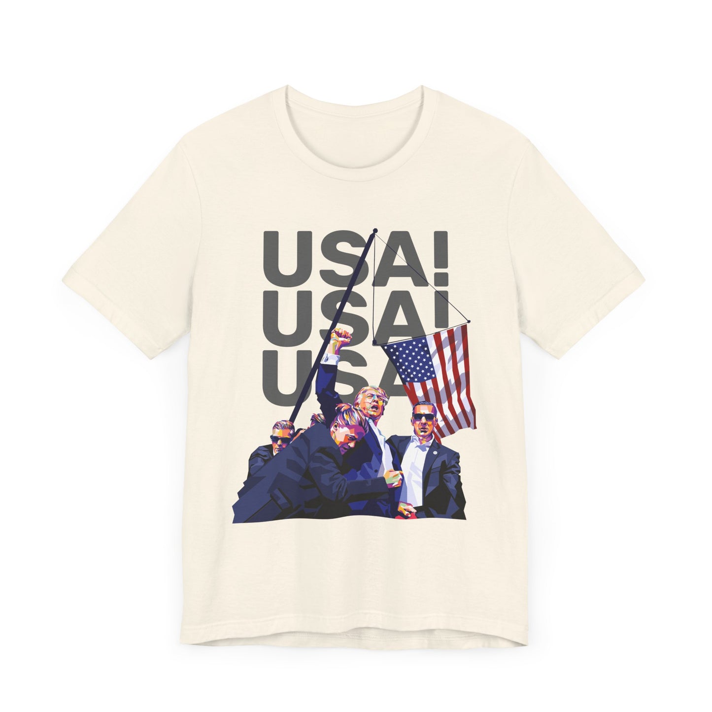 Trump Defiance USA! USA! USA! II - Unisex T-Shirt