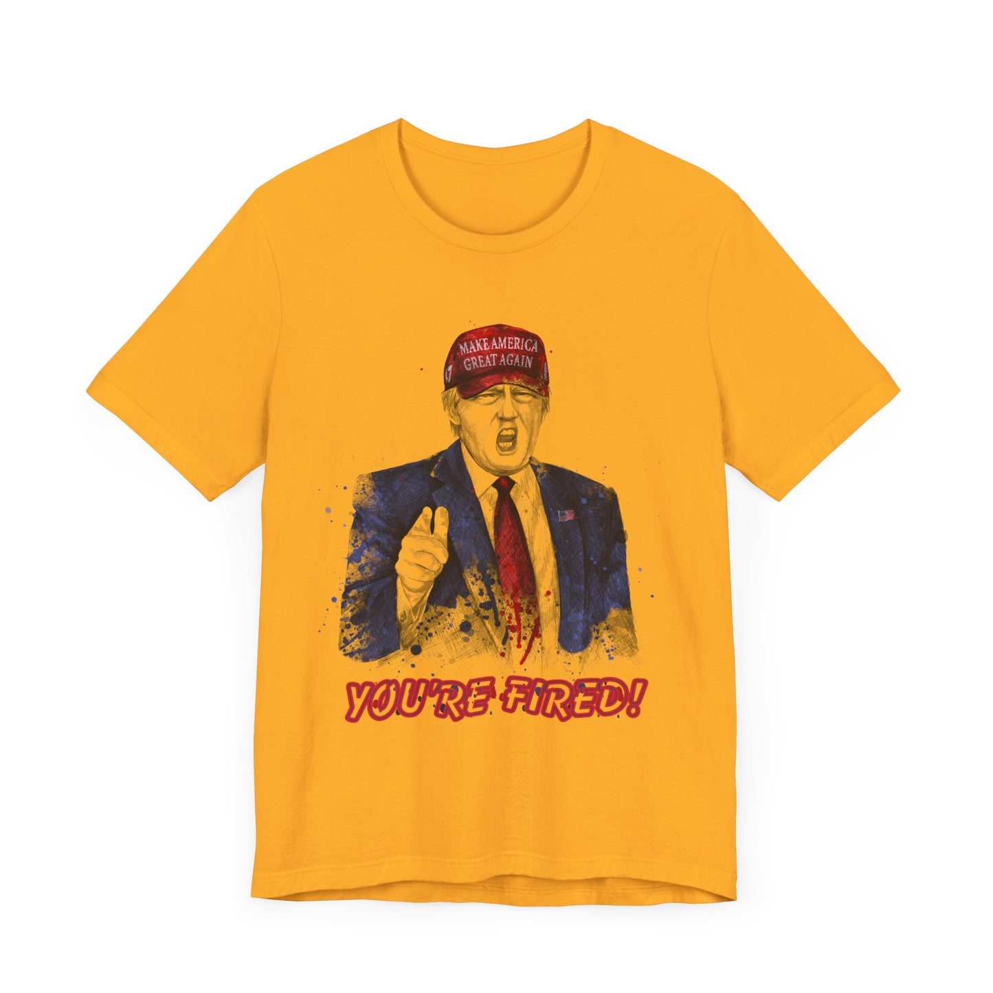 Trump "YOU'RE FIRED!" Scribble Art I - Unisex T-Shirt