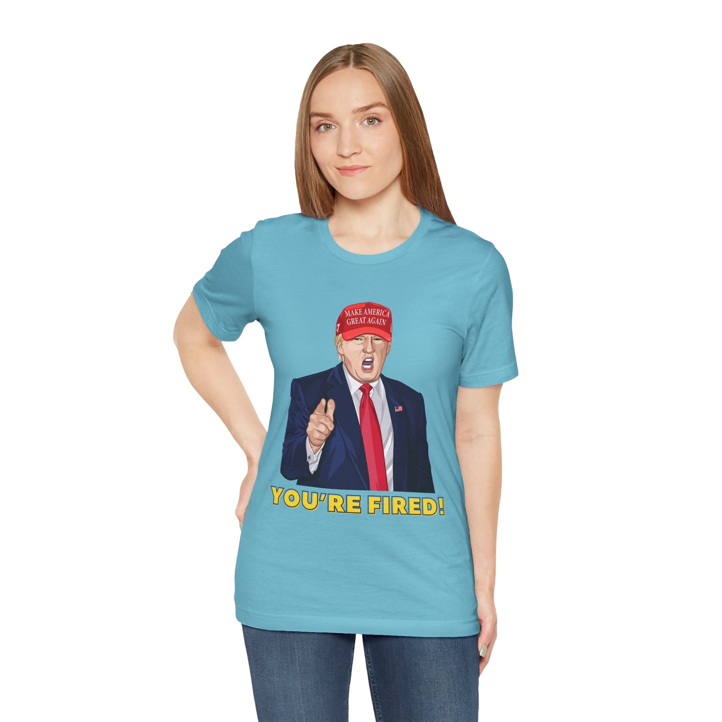 Trump "YOU'RE FIRED!" Cartoon Art V - Unisex T-Shirt