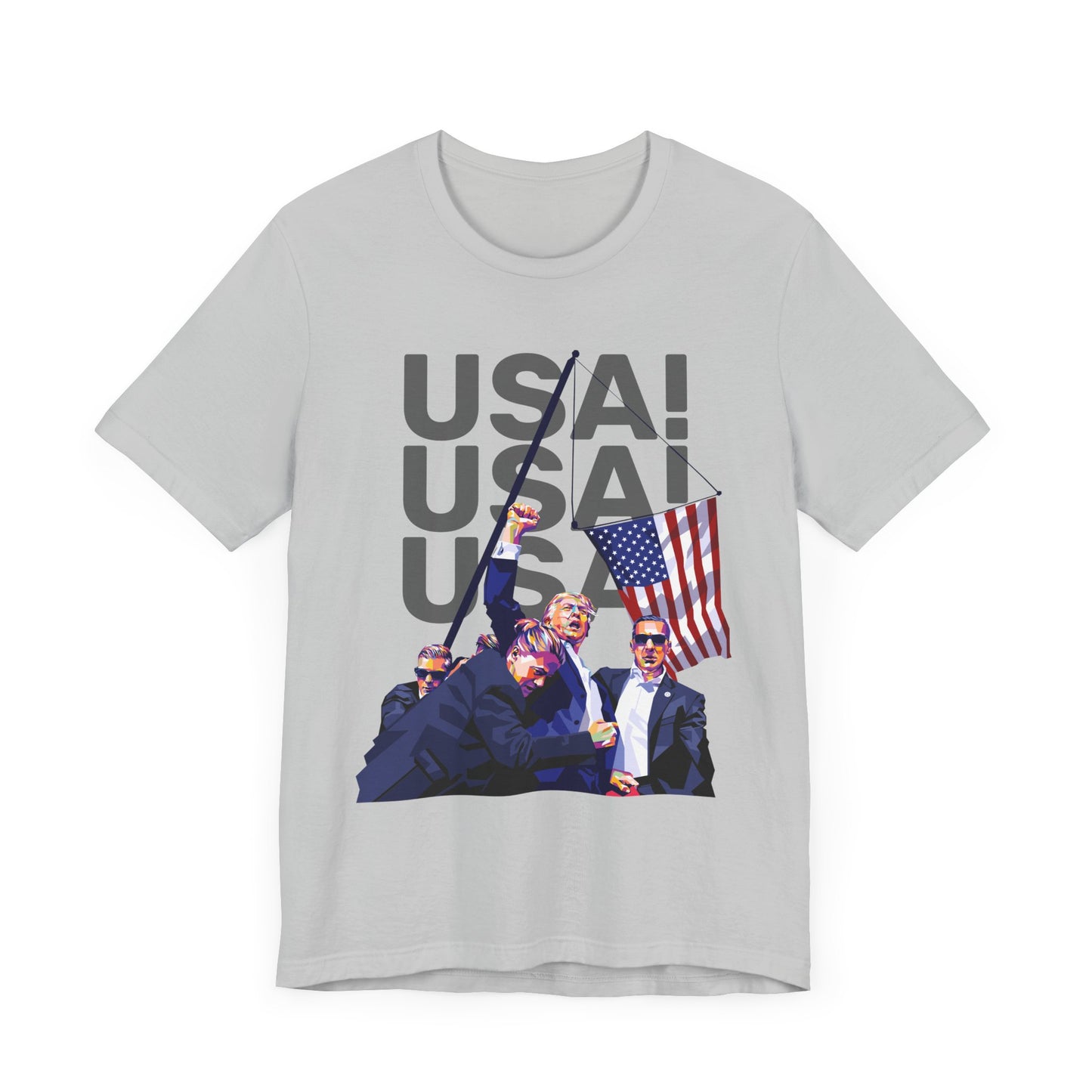 Trump Defiance USA! USA! USA! II - Unisex T-Shirt