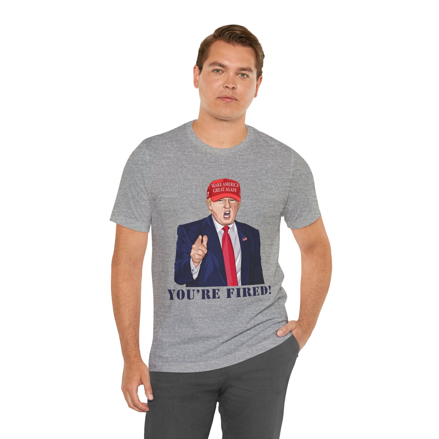 Trump "YOU'RE FIRED!" Cartoon Art II - Unisex T-Shirt