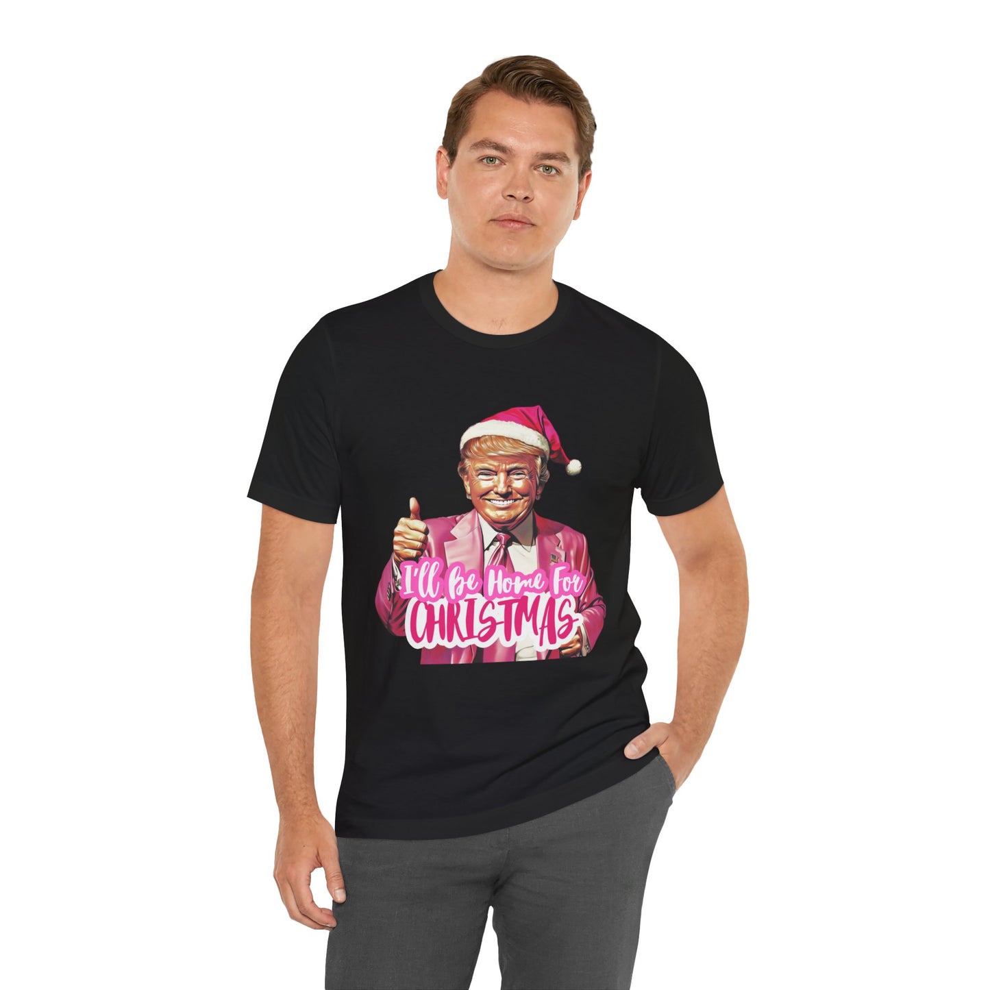 Trump I'll Be Home for Christmas - Unisex T-Shirt