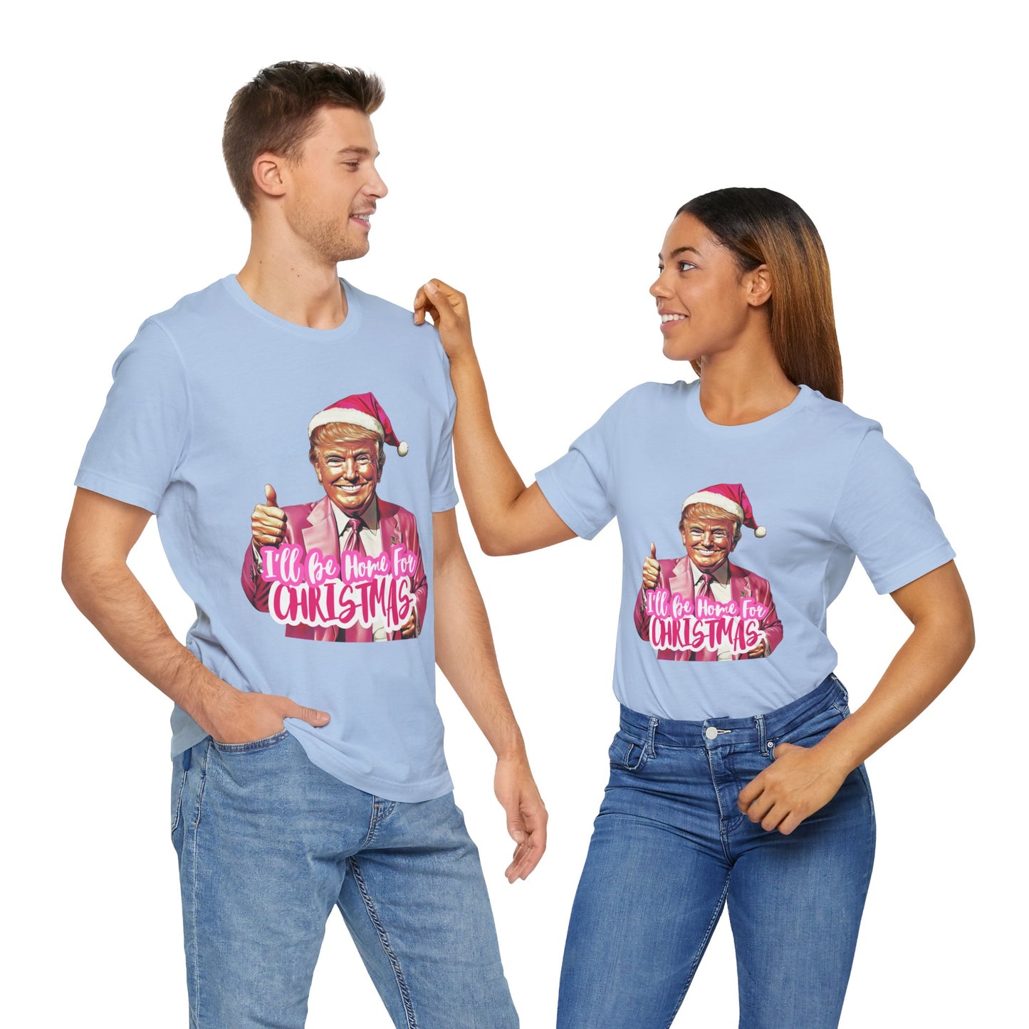 Trump I'll Be Home for Christmas - Unisex T-Shirt