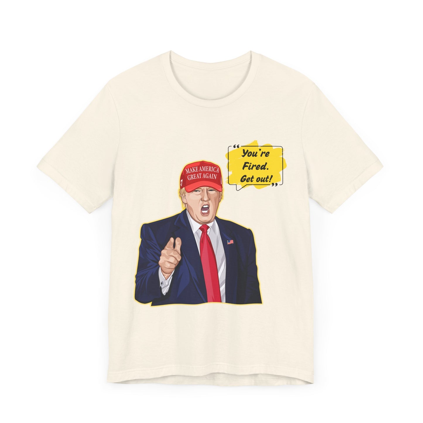 Trump "YOU'RE FIRED!" Cartoon Art - Unisex T-Shirt