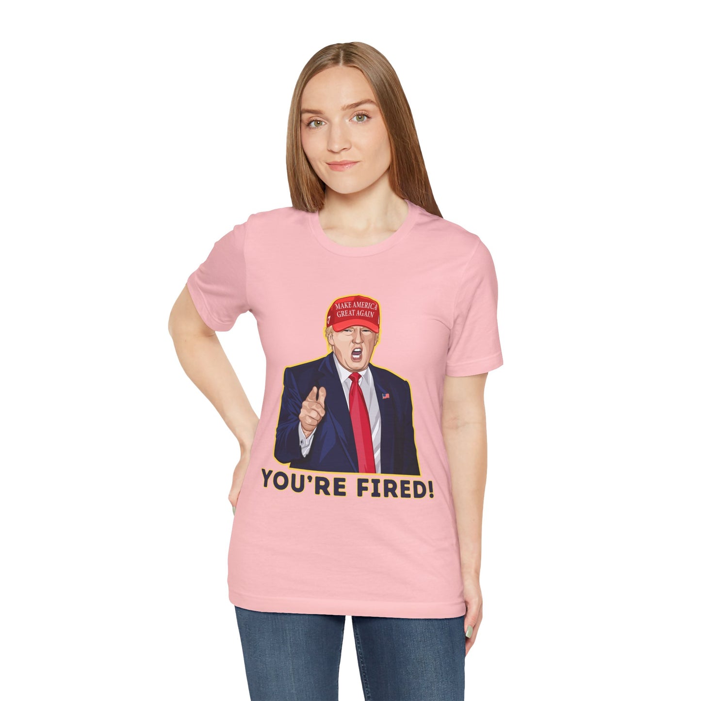 Trump "YOU'RE FIRED!" Cartoon Art IV - Unisex T-Shirt