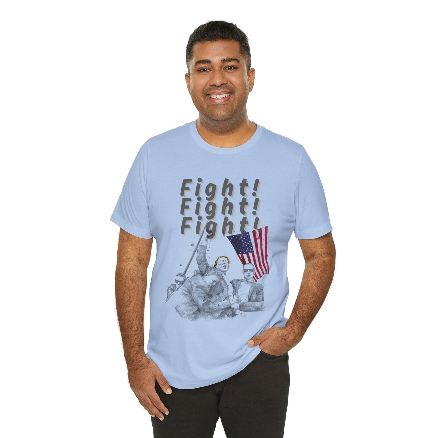 Trump Defiance Fight! Fight! Fight! - Unisex T-Shirt