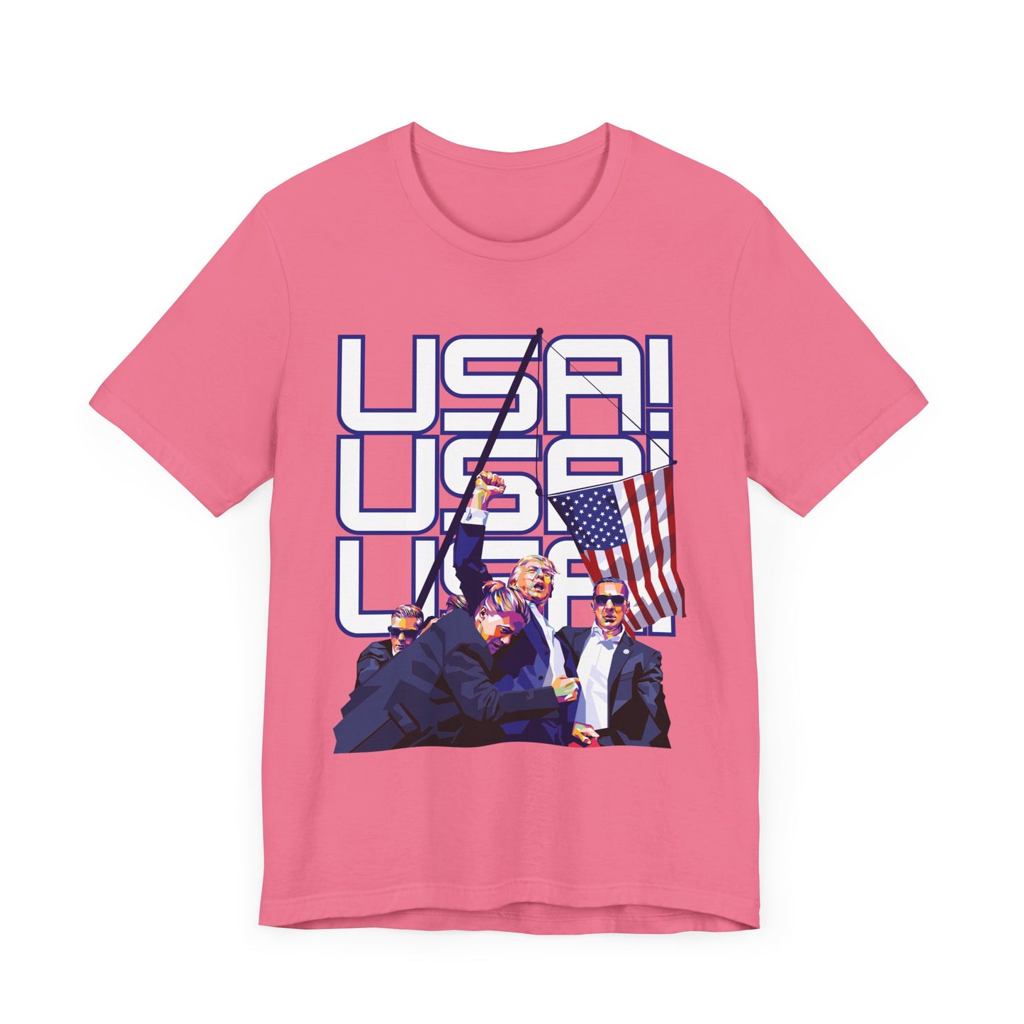 Trump Defiance USA! USA! USA! - Unisex T-Shirt