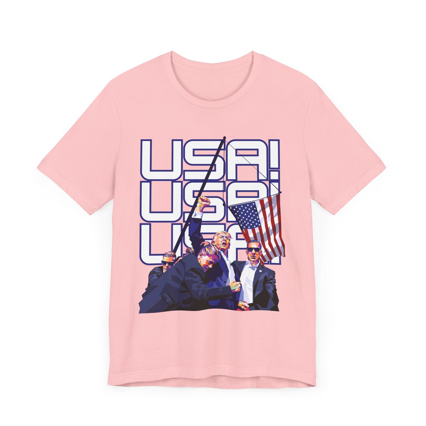 Trump Defiance USA! USA! USA! - Unisex T-Shirt