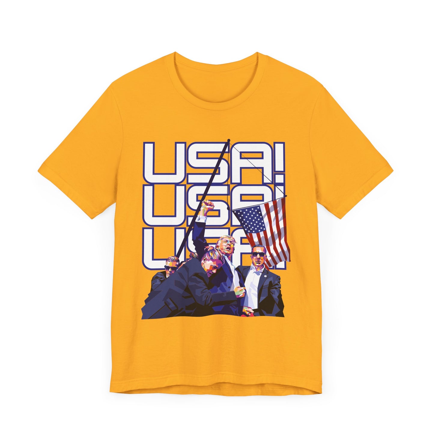 Trump Defiance USA! USA! USA! - Unisex T-Shirt