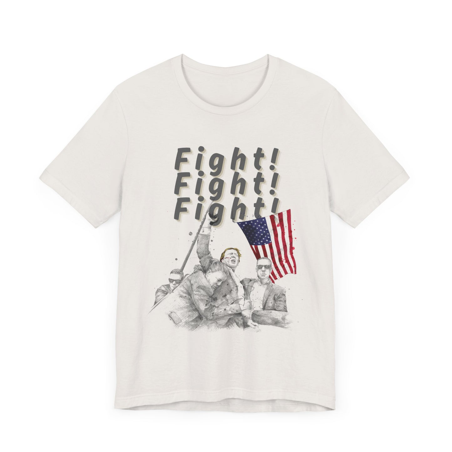 Trump Defiance Fight! Fight! Fight! - Unisex T-Shirt