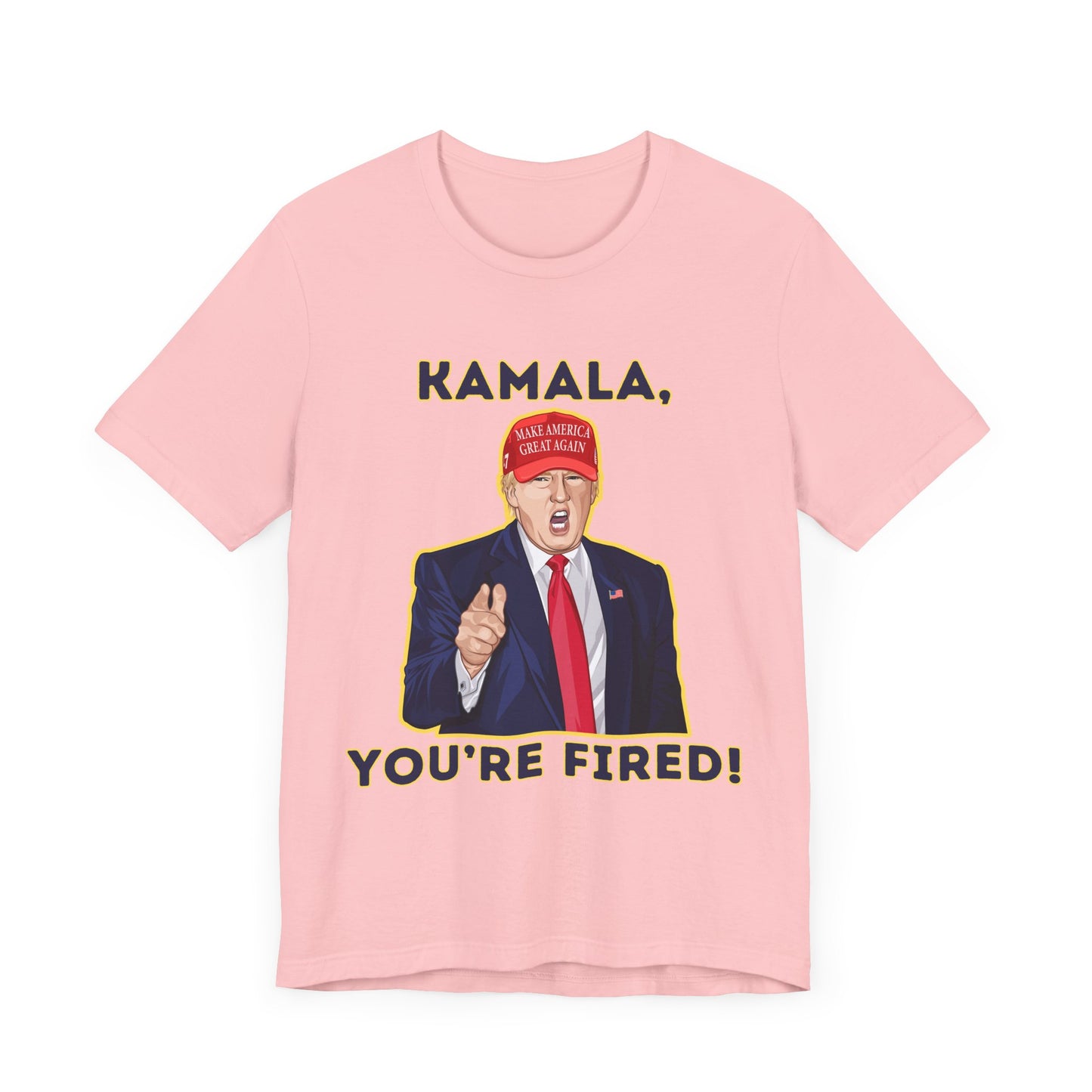 Trump "KAMALA, YOU'RE FIRED!" Cartoon Art V - Unisex T-Shirt