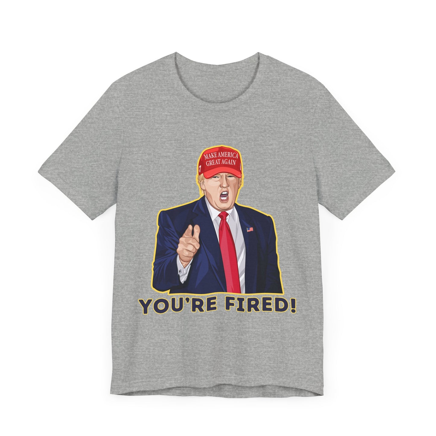 Trump "YOU'RE FIRED!" Cartoon Art IV - Unisex T-Shirt