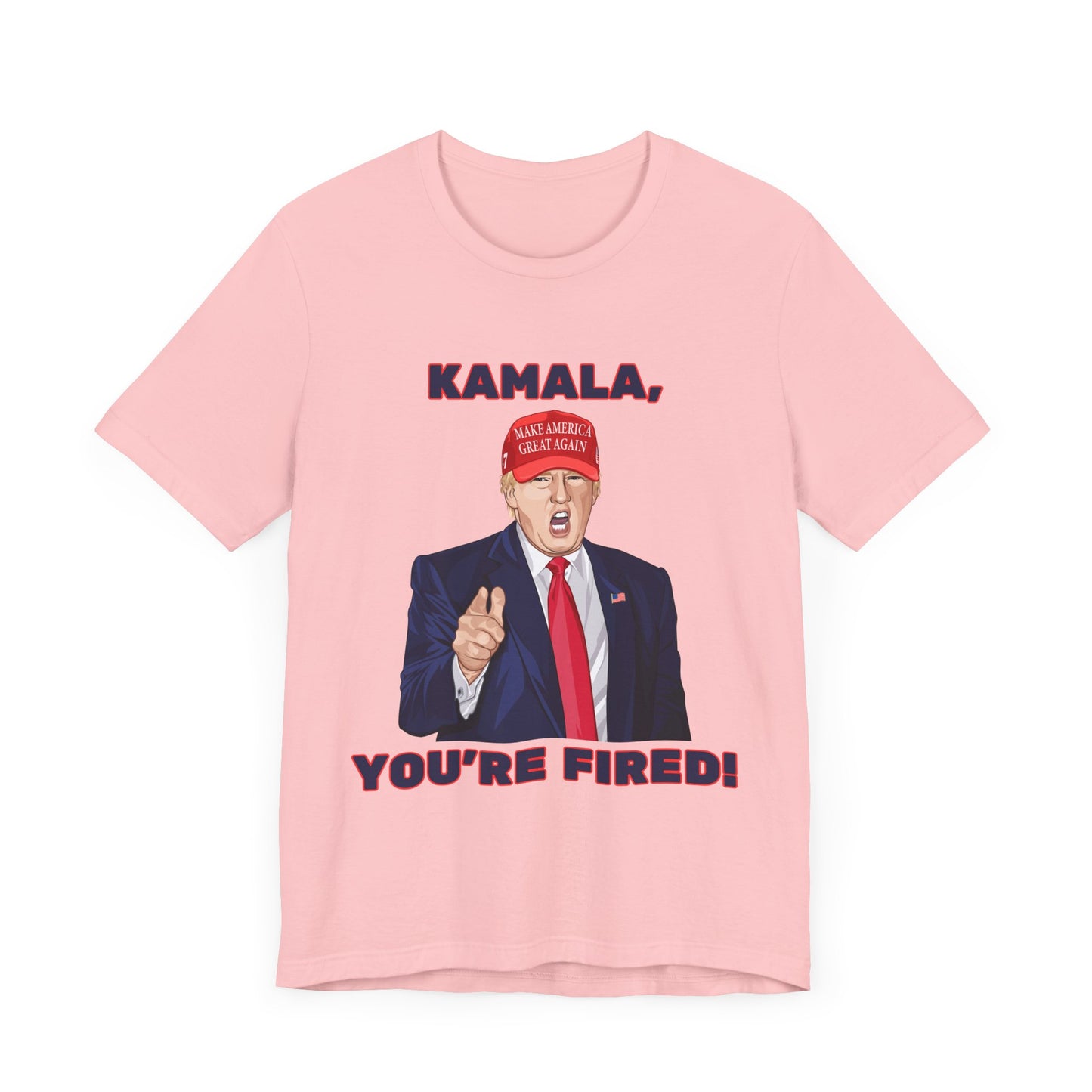 Trump "KAMALA, YOU'RE FIRED!" Cartoon Art I - Unisex T-Shirt