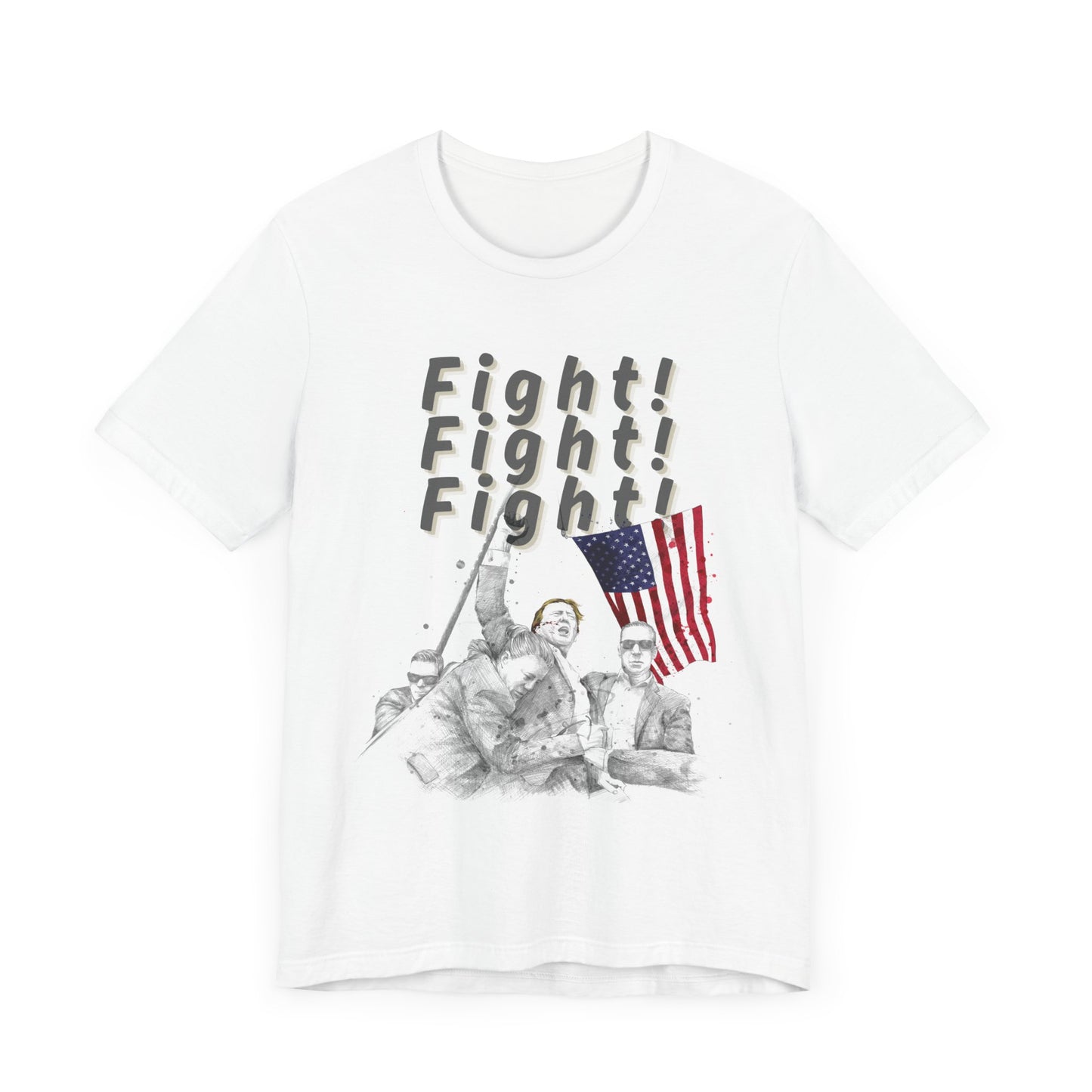 Trump Defiance Fight! Fight! Fight! - Unisex T-Shirt