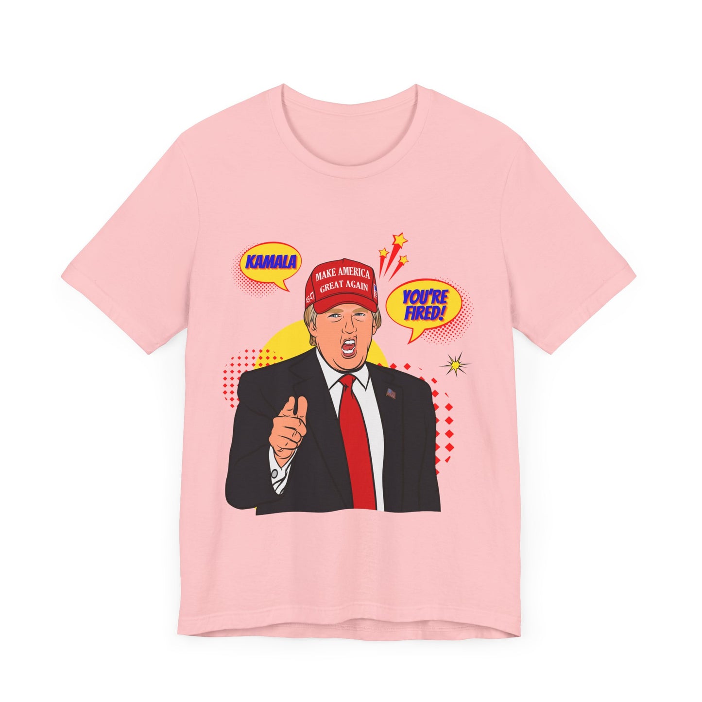 Trump "KAMALA, YOU'RE FIRED!" Pop Art  - Unisex T-Shirt