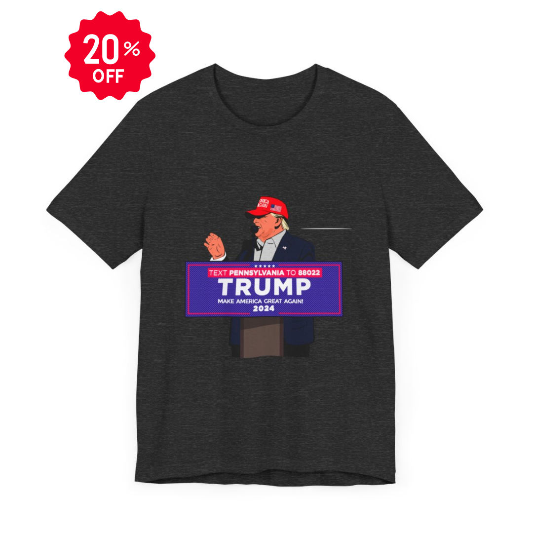 Trump Defiance Bullet Dodger [Pop Art] - Unisex T-Shirt