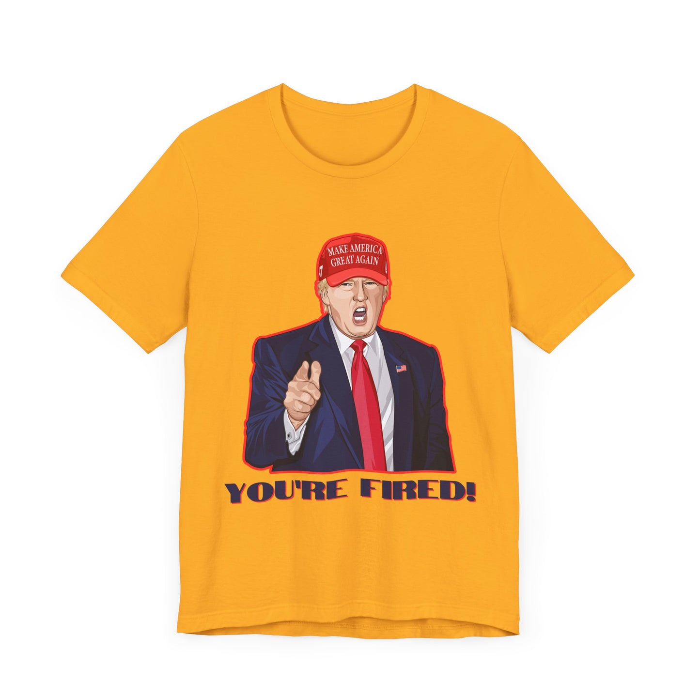 Trump "YOU'RE FIRED!" Cartoon Art III - Unisex T-Shirt