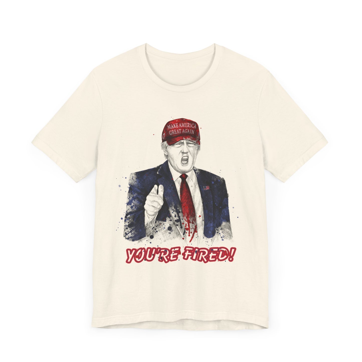 Trump "YOU'RE FIRED!" Scribble Art I - Unisex T-Shirt