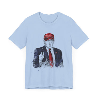 Trump "YOU'RE FIRED!" (Image Only) Scribble Art I - Unisex T-Shirt