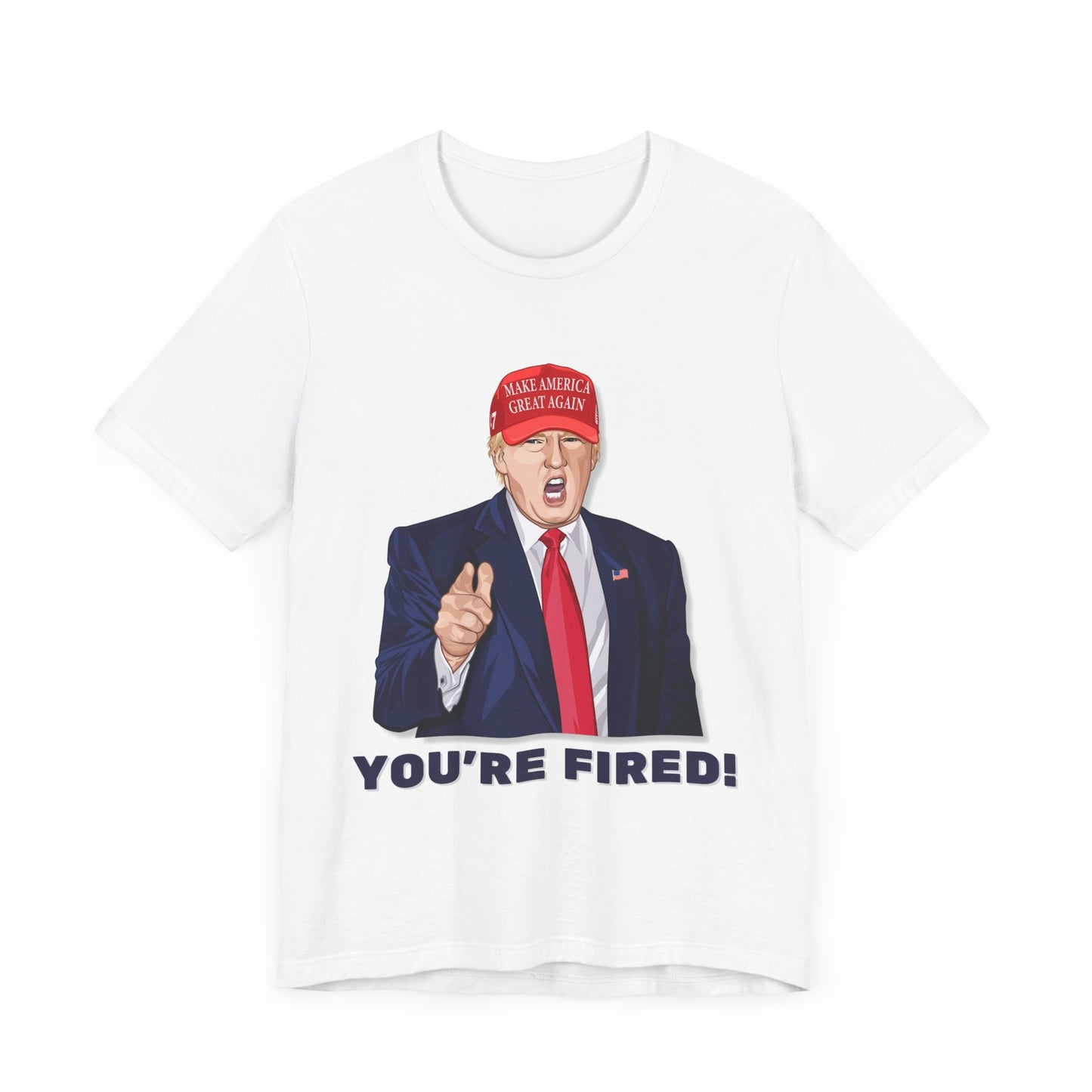 Trump "YOU'RE FIRED!" Cartoon Art VI - Unisex T-Shirt