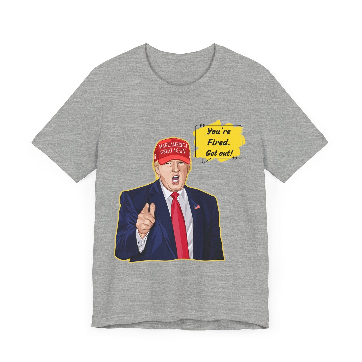 Trump "YOU'RE FIRED!" Cartoon Art - Unisex T-Shirt