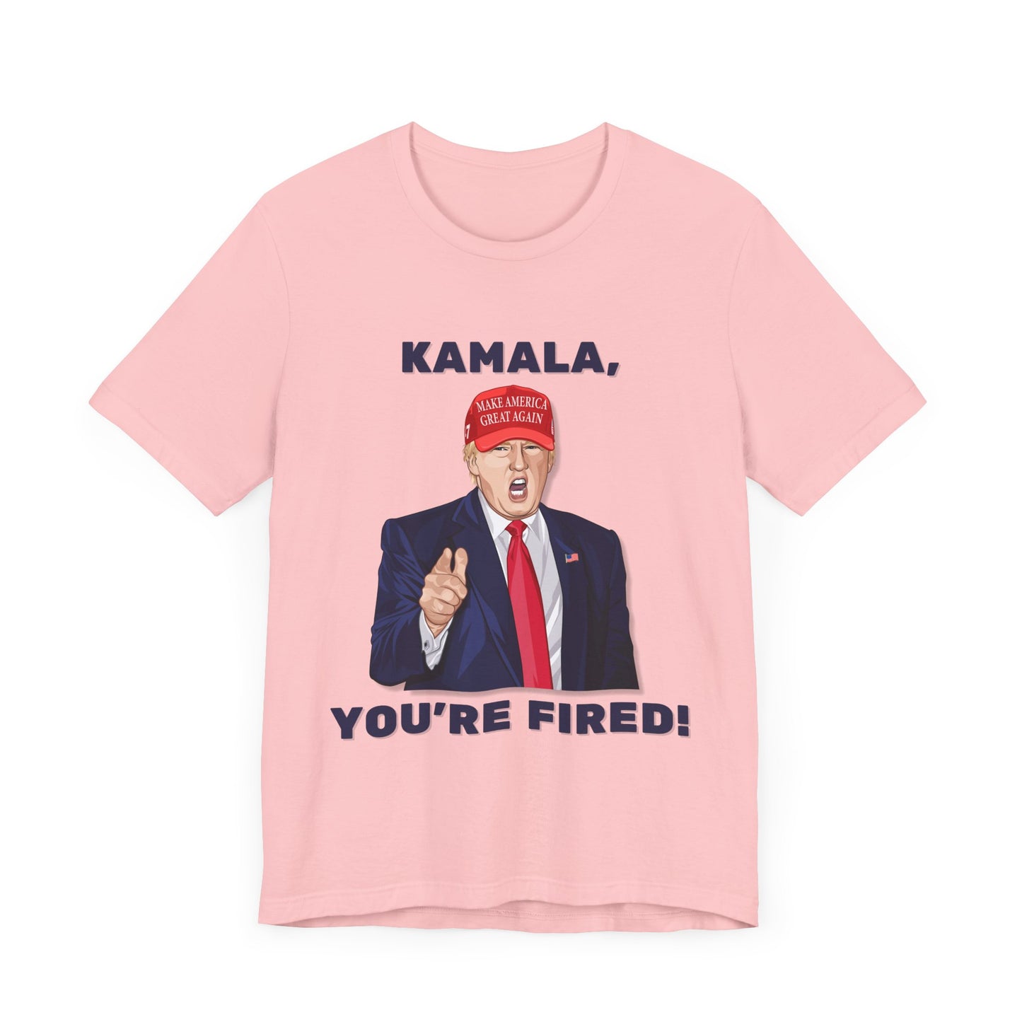 Trump "KAMALA, YOU'RE FIRED!" Cartoon Art II - Unisex T-Shirt