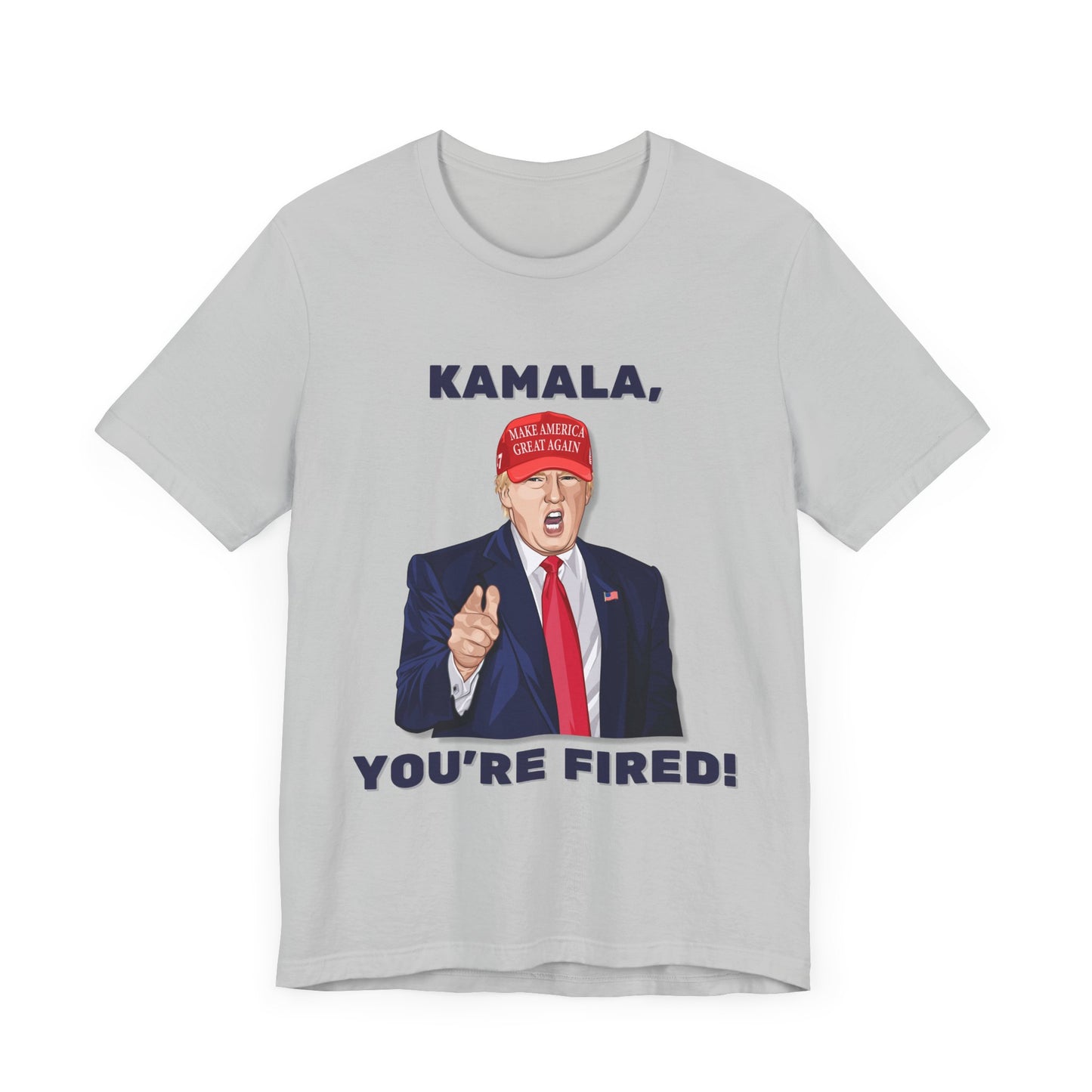 Trump "KAMALA, YOU'RE FIRED!" Cartoon Art II - Unisex T-Shirt