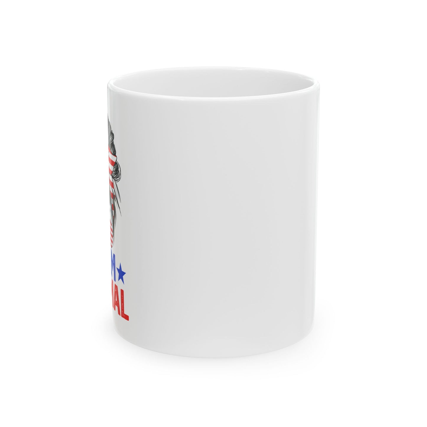 TEAM NORMAL - Ceramic Mug (White, 11oz)